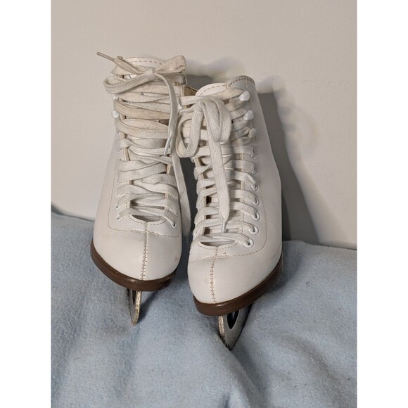 Jackson Glacier 120 White Figure Ice Skates Youth Size 12 Beginner Recreational - Picture 2 of 10